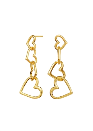 Bonnie earrings Forgyldt Maanesten